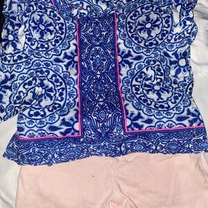 Lilly Pulitzer top amd shorts M 8